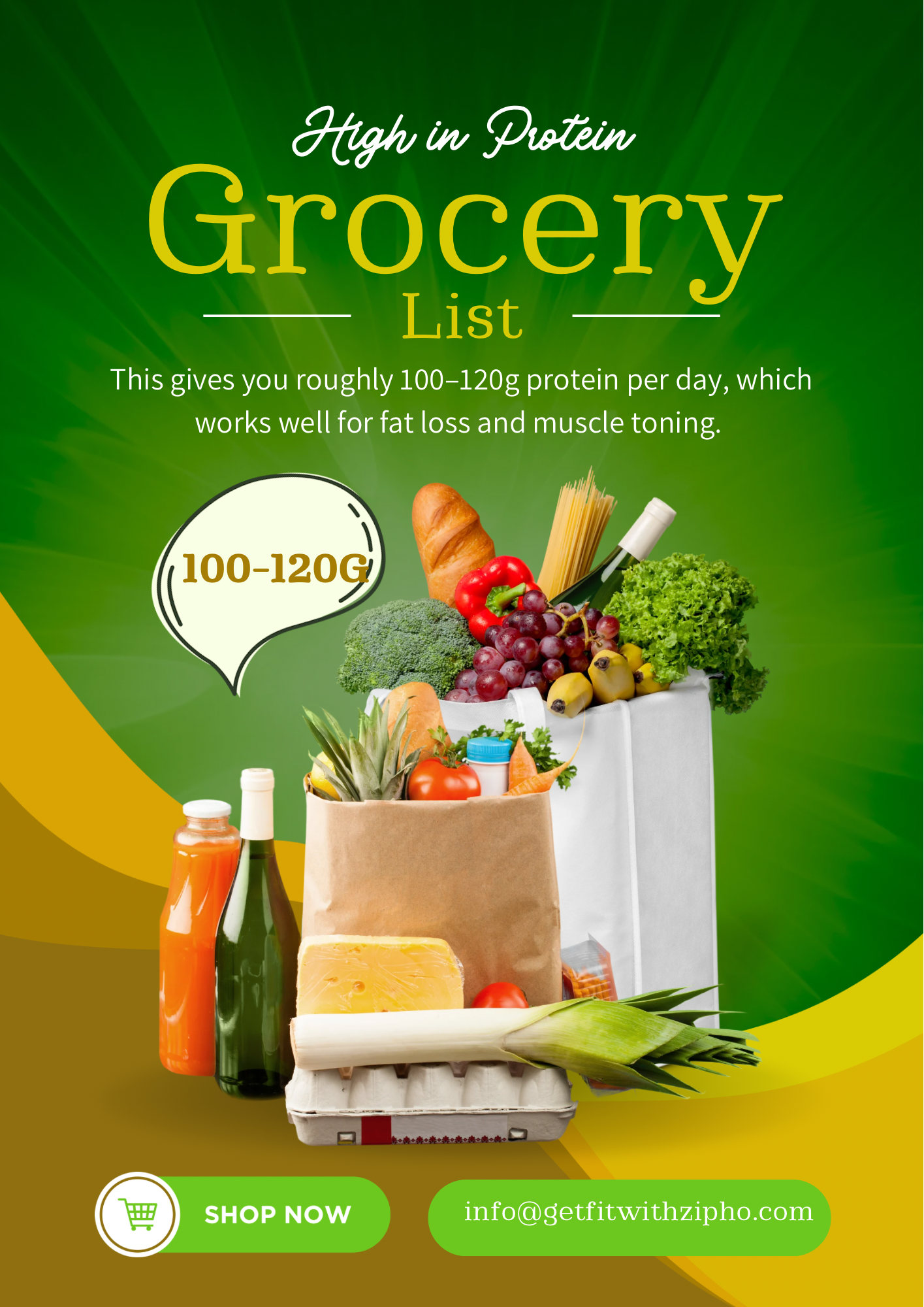 High protein grocery list